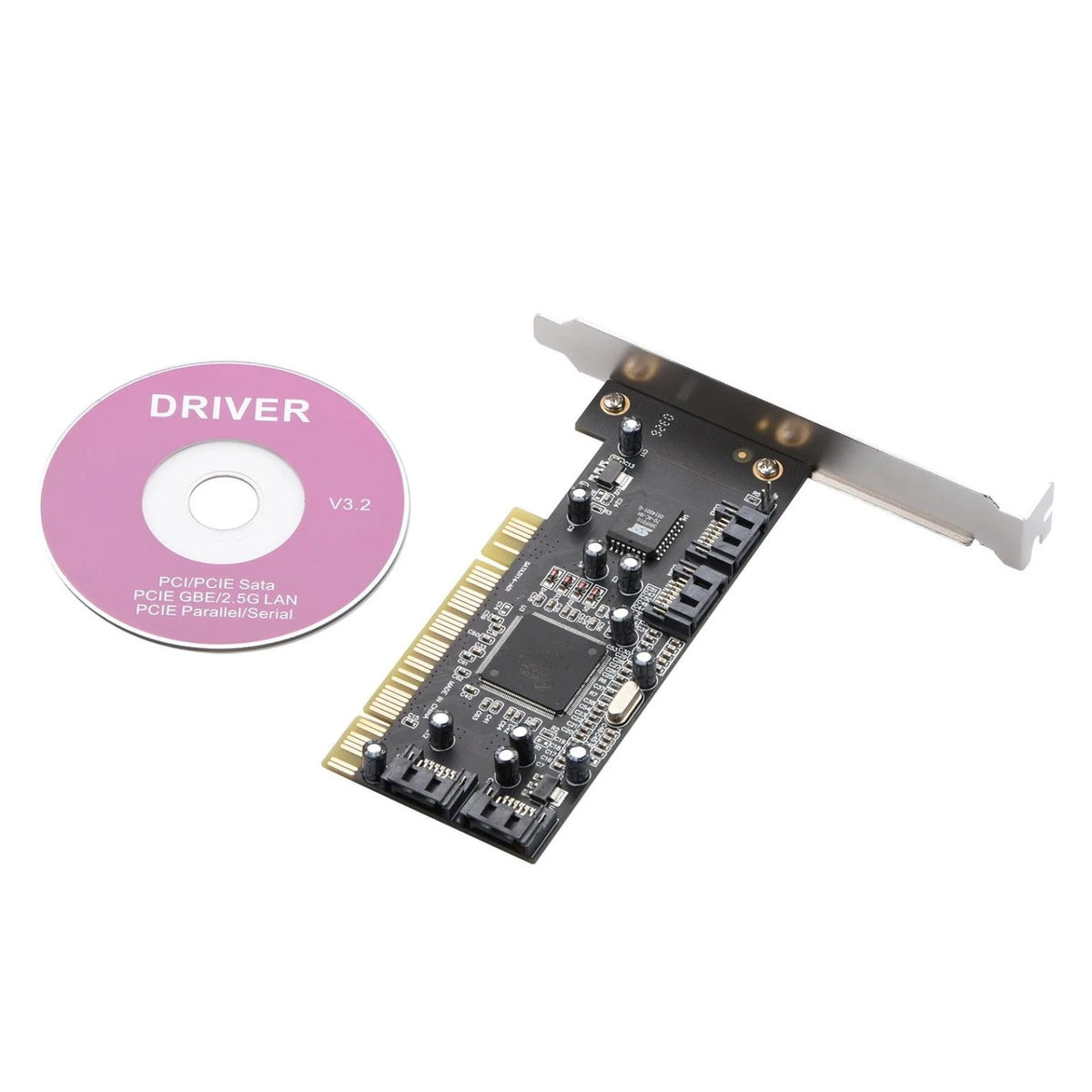 4 Port SATA PCI Expansion Card PCI To SATA Adapter Card RAID 5