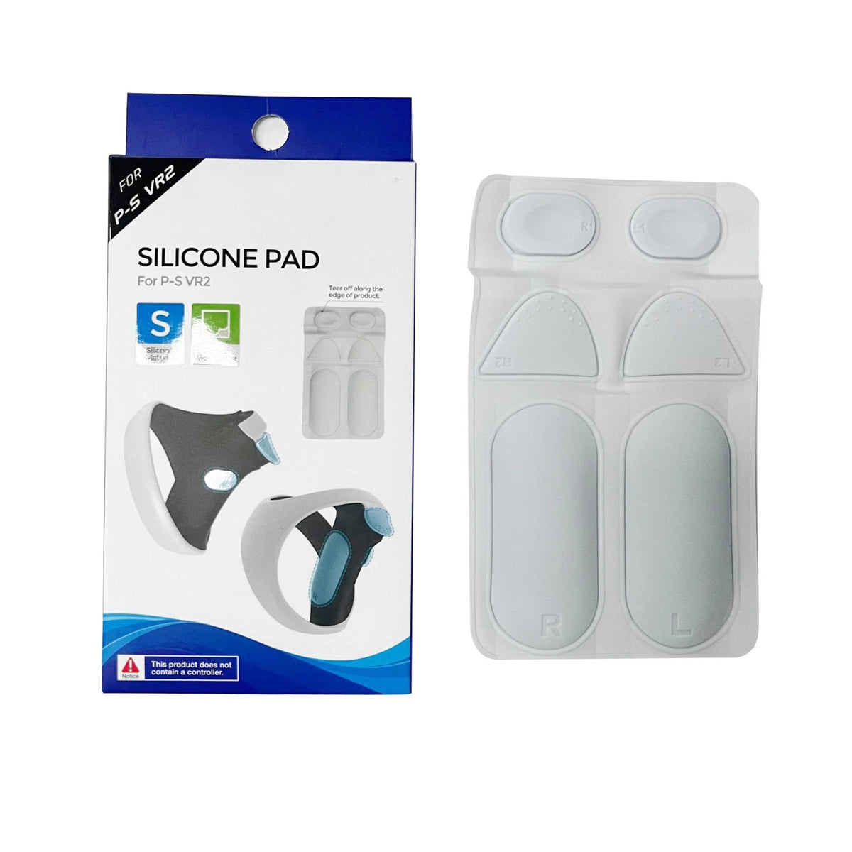 Anti-Slip Silicone Pad Kit for PS VR2 Gamepad Grip Button Protection Pads