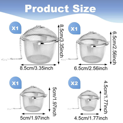 5 Pcs Ultrasonic Cleaner Baskets Stainless Steel Cleaning, 3.4 Inch