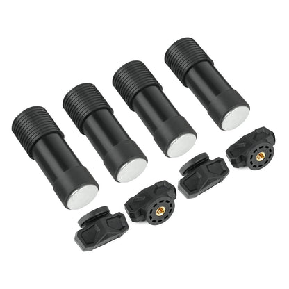 Plunger Anchor Mounting Kit For Polaris Ranger General Lock & Ride System 4Pcs