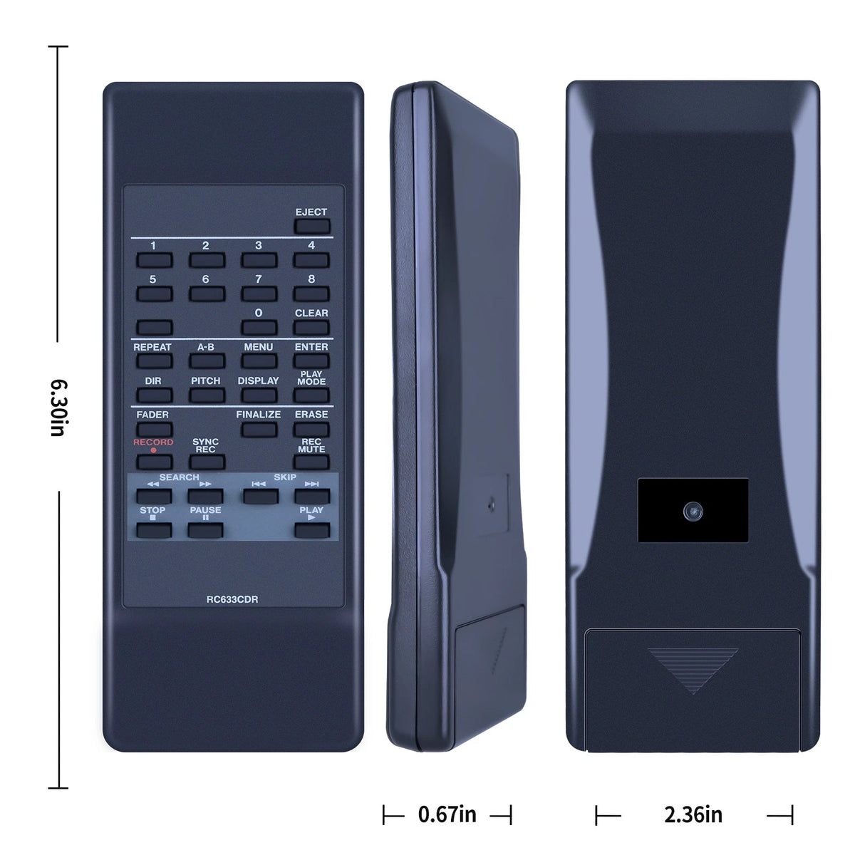 RC633CDR Remote Control For Marantz CD Recorder CDR633 CDR632 RC632CDR