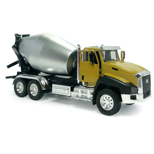 360° Rotatable Roller 1/50 Diecast Pull Back Alloy Mixer Truck Model Toy Gift