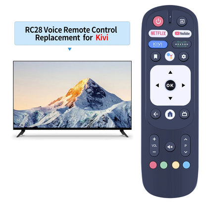 Replacement Voice Remote Control For Kivi RC28 RC90 TV