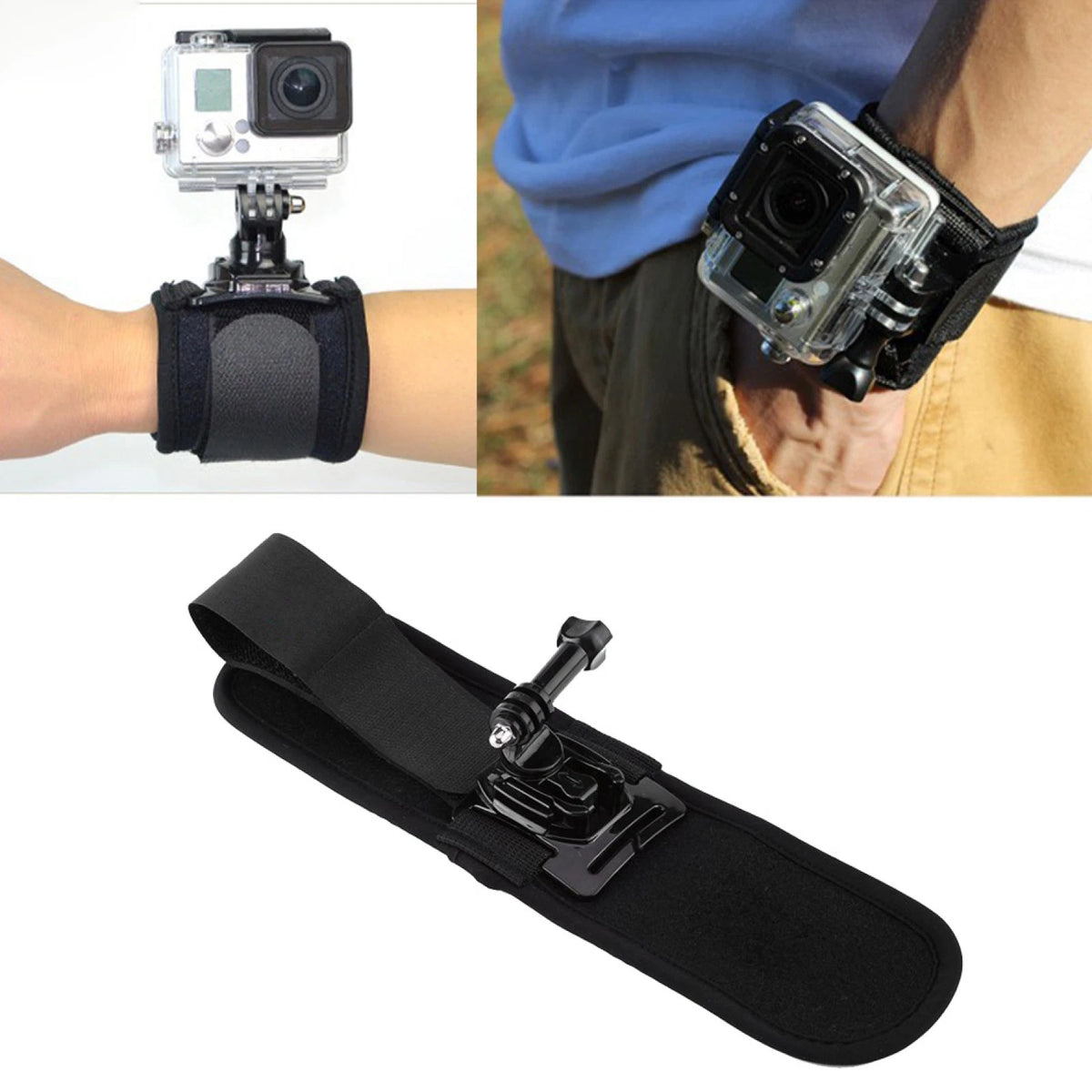 Wrist Strap Hand Belt For GoPro Hero 6 5 4 Mountain Biking Cycling Sports photo