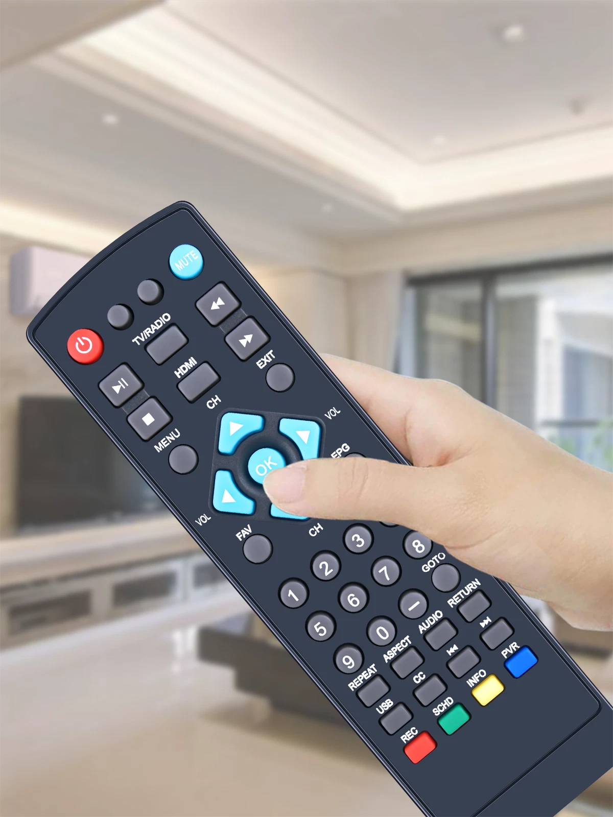 Remote Control For iView 3300STB ATSC Converter Box