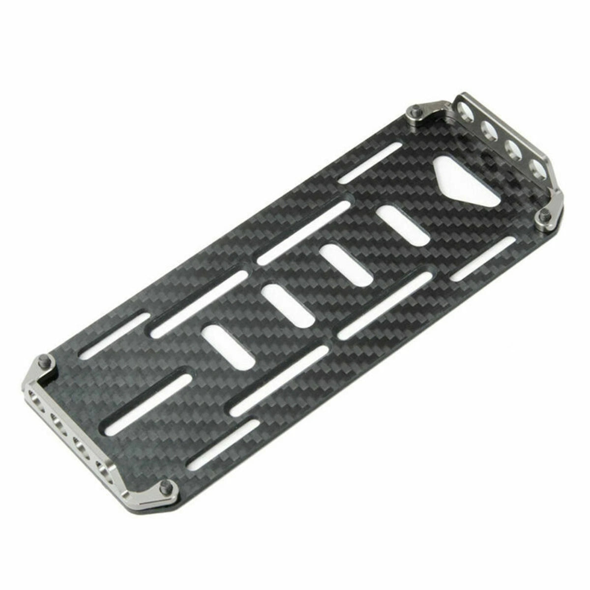 Carbon Fiber 2S 3S Battery Mount Plate Bass Stand For Axial SCX10 1/10 RC Car