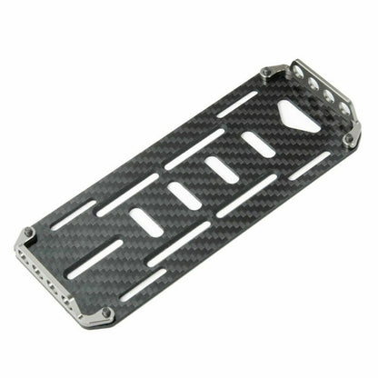 Carbon Fiber 2S 3S Battery Mount Plate Bass Stand For Axial SCX10 1/10 RC Car