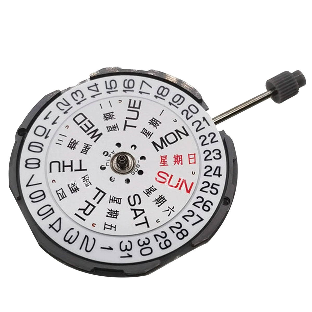 3 Hands Date @ 3 Metal Quartz Watch Movement With Stem For Miyota GM02 GM00