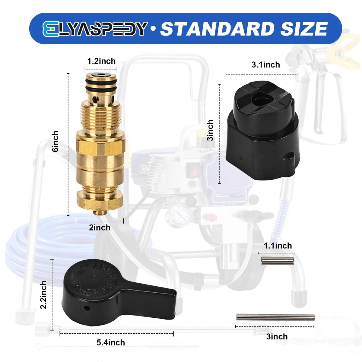 2026  Upgraded 700258 Prime Spray Valve Kit,Drain ‎700258 Yellow 440