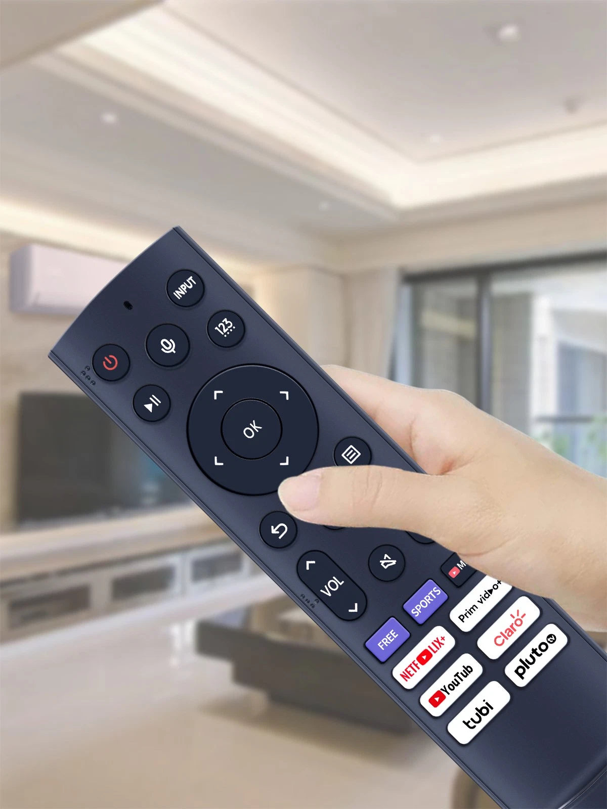 ERF3D90H Voice Remote Control For Hisense TV 55U7H 55A65H 50A65H 43A65H