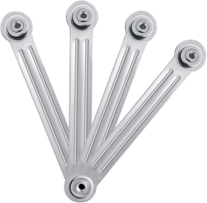 Glider Bearing Arm Bracket Replacement Hardware Rocker Parts, 9 Inch Silver