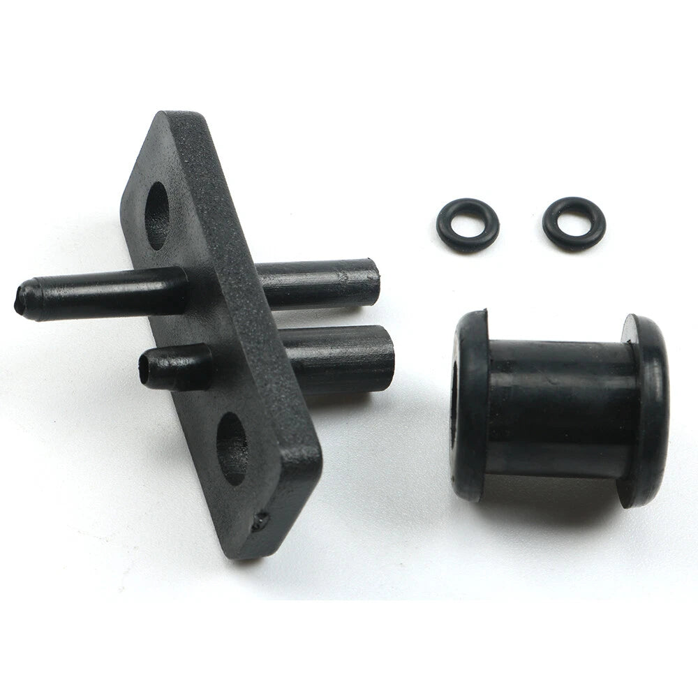 For HONDA ATC 70 90 110 125 TRX 70 125 DUAL LINE FUEL GAS TANK FLANGE PLASTIC