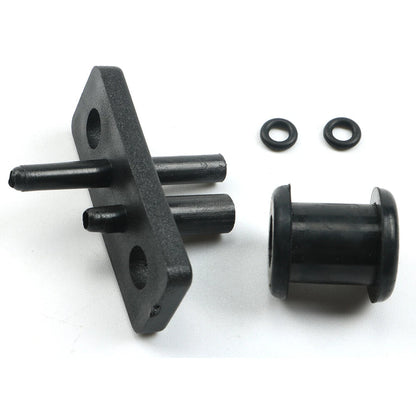 For HONDA ATC 70 90 110 125 TRX 70 125 DUAL LINE FUEL GAS TANK FLANGE PLASTIC