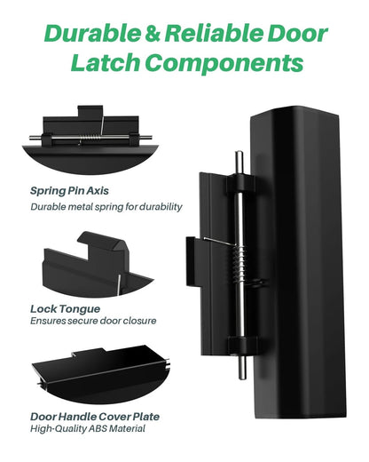 Tiga Refrigerator Door Latch Replacement for Furrion Arctic FCR08DCDTA Black