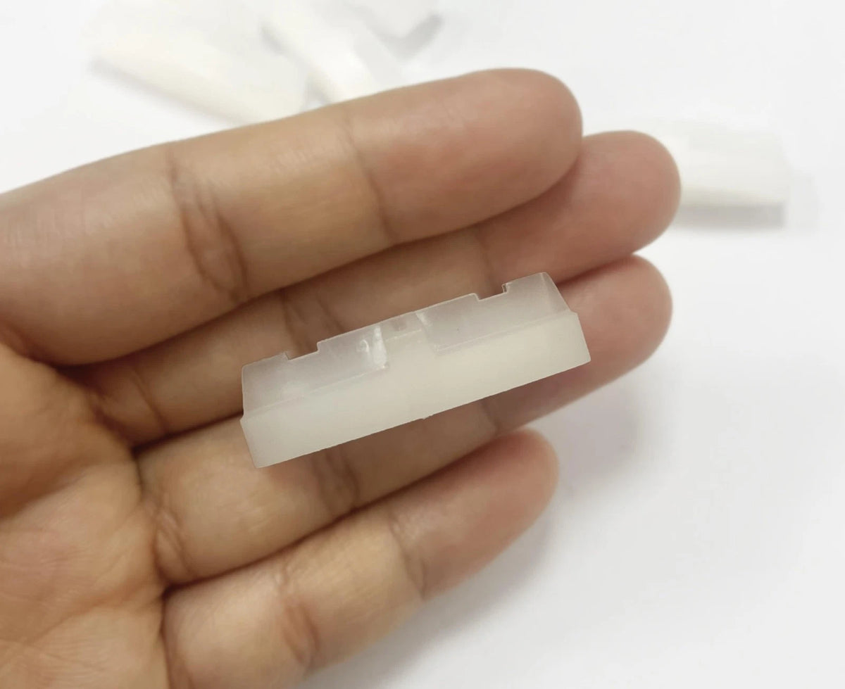 4 Pieces Toilet Seat Bumpers for Kohler, Bidet Lid Rubber White