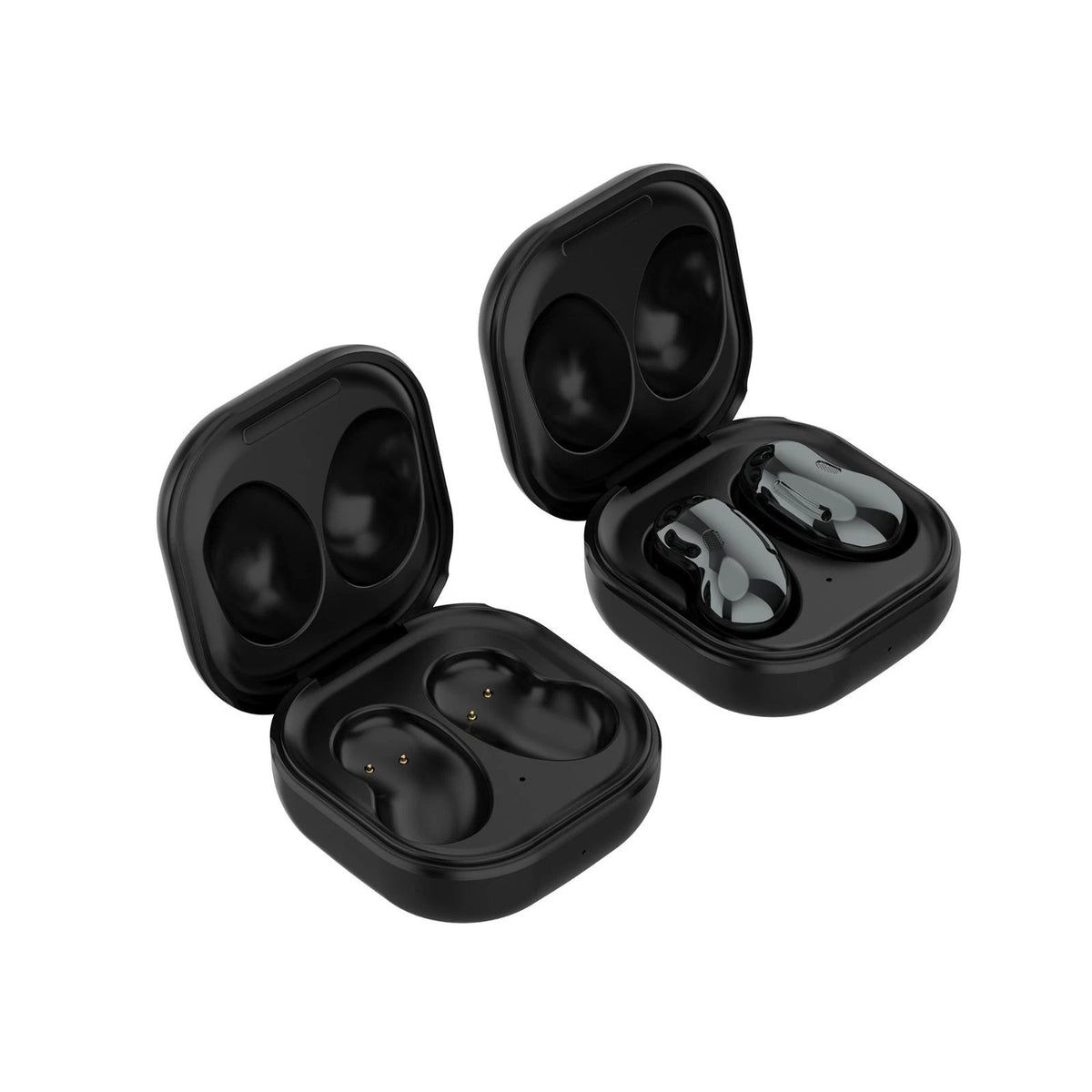 Black Earbuds Charging Case Charger Box with Battery For Galaxy Buds Live E