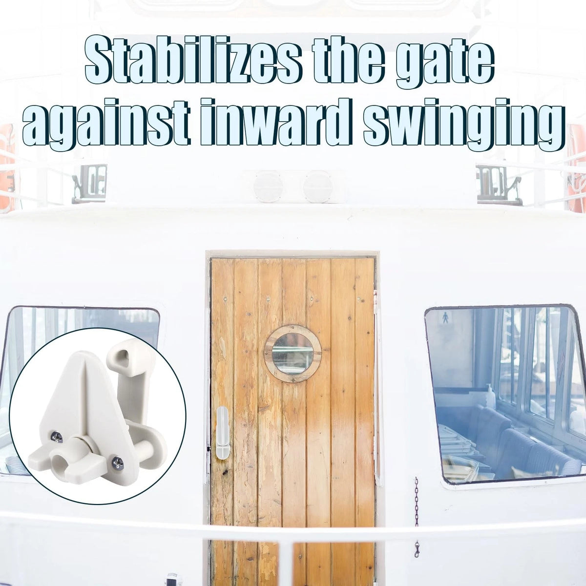 TOYMIS 2 Sets Pontoon Gate Latch Replacement Kit, Door Fits...