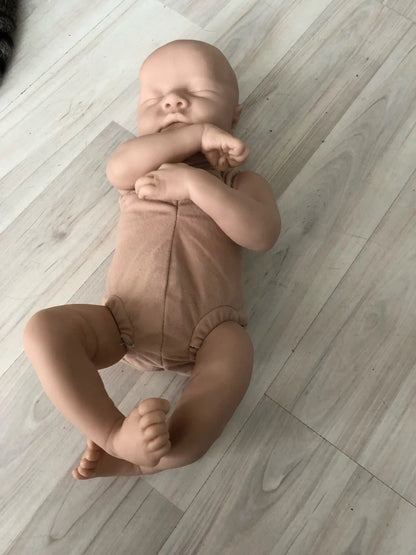 Angelbaby Unpainted Reborn Baby Doll Kits with Cloth Body 17 17 Inches, Lay