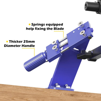 SporGain [Updated] Lawn Mower Blade Sharpener 15°-45° Adjustable Frame Blue