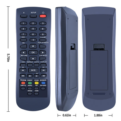 SE-R0413 Remote Control For Toshiba DVD Player BDX-1250KE BDX2250KE
