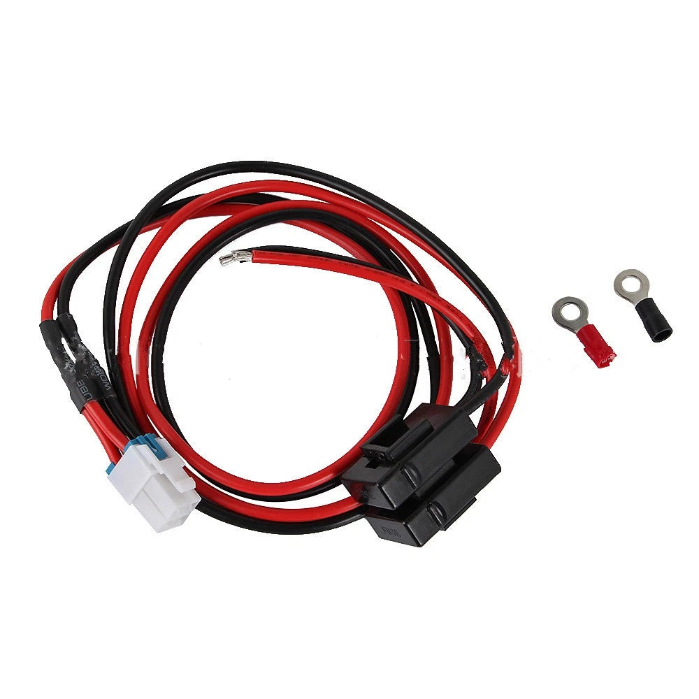 4Pin 12AWG Radio Power Cord Wire For Icom IC7000/7100 Alinco Vertex VX-1400/1700