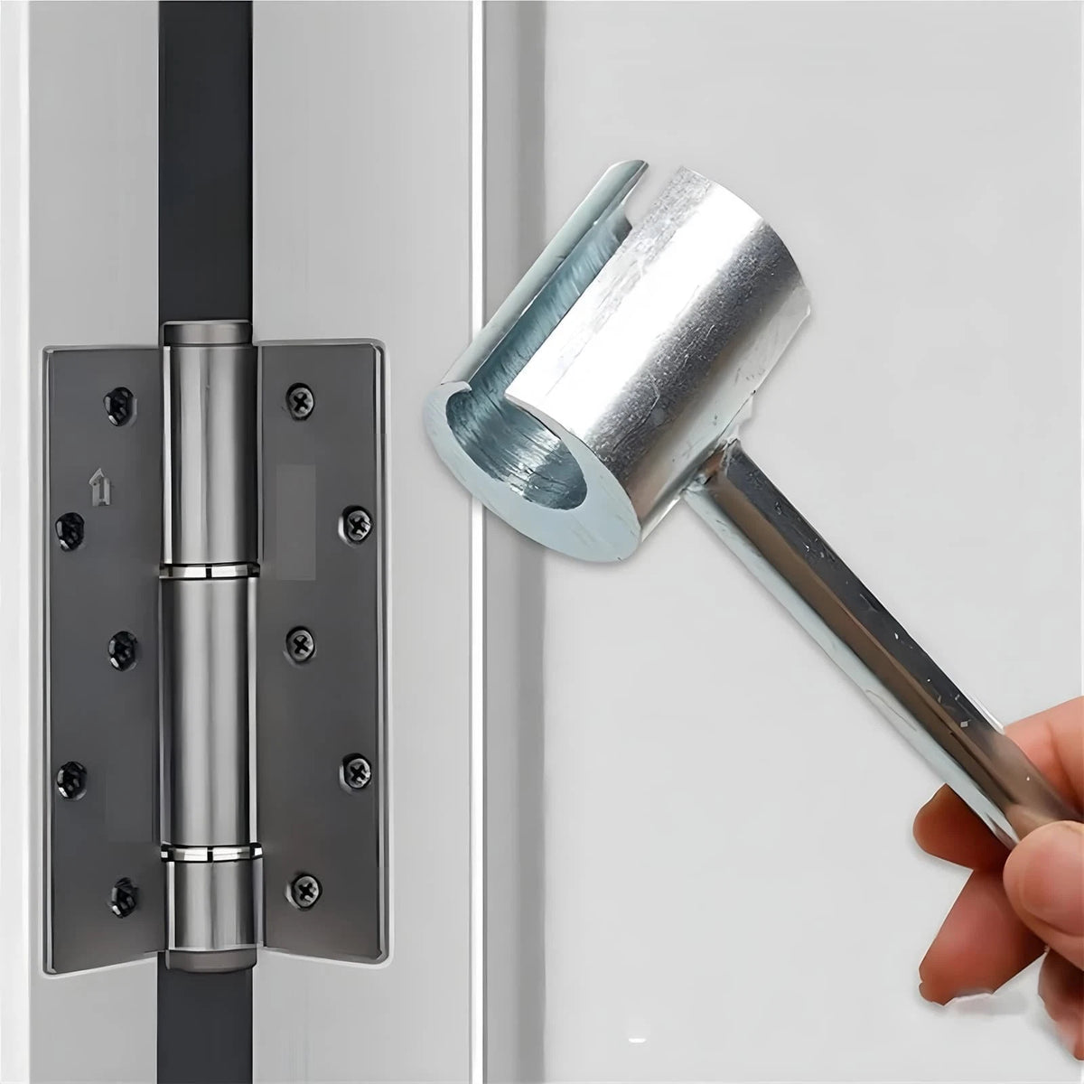 Hinge Wrench for Door Gap Adjustment Metal Silver Double-End 8-19mm Clean Room