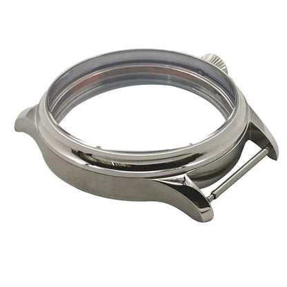 42mm Stainless Steel Watch Case Set With Crown For ETA6497 6498 ST3600 Movement