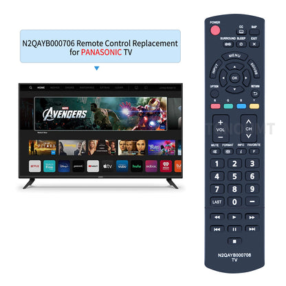 N2QAYB000706 Remote Control For Panasonic Viera TV TC-P50U50 TC-P42X5