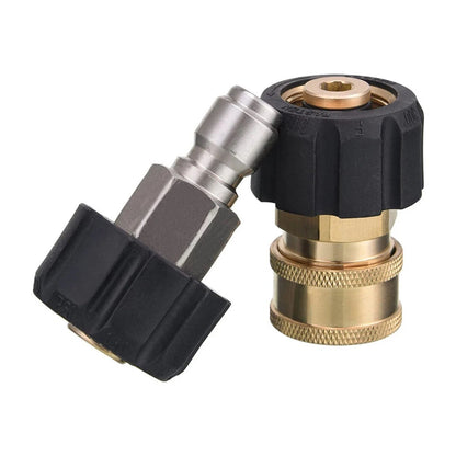 Pressure Washer Hose Adapter convert 3/8" threads to quick release fittings