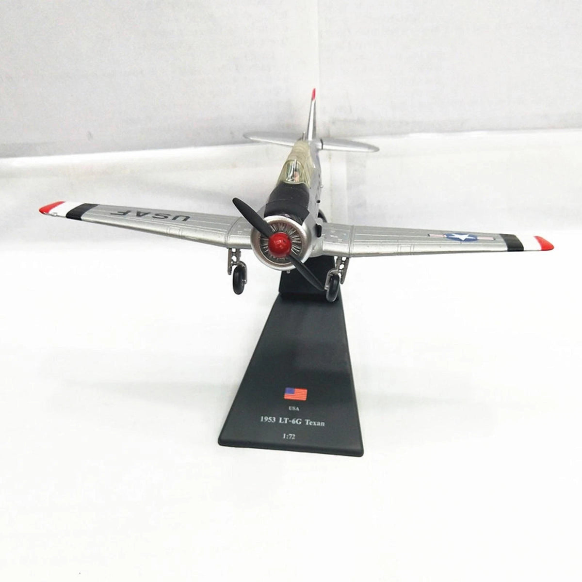 1/72 WWII USA 1953 T6 LT-6G Texan Fighter Aircraft Model Military Collection D