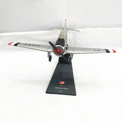 1/72 WWII USA 1953 T6 LT-6G Texan Fighter Aircraft Model Military Collection D