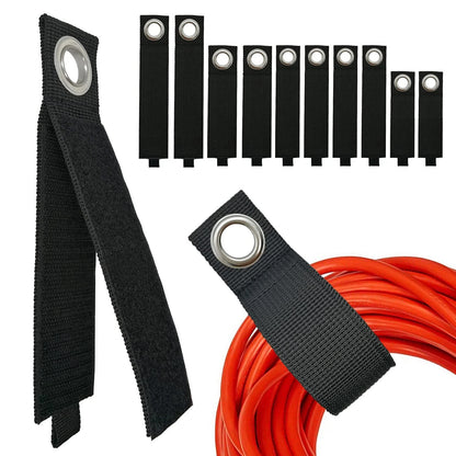 ZTSXLLIM Heavy-Duty Storage Straps (Assorted 10 2S/4M/2L/2XL - 10 PCS, Black