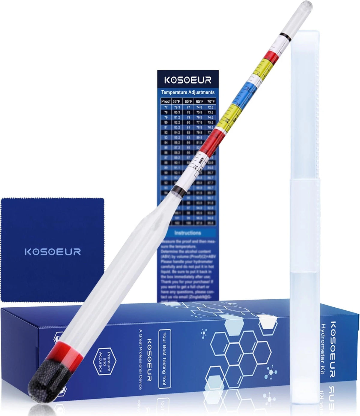 Kosoeur Triple Scale Specific Gravity Hydrometer, Hydrometer