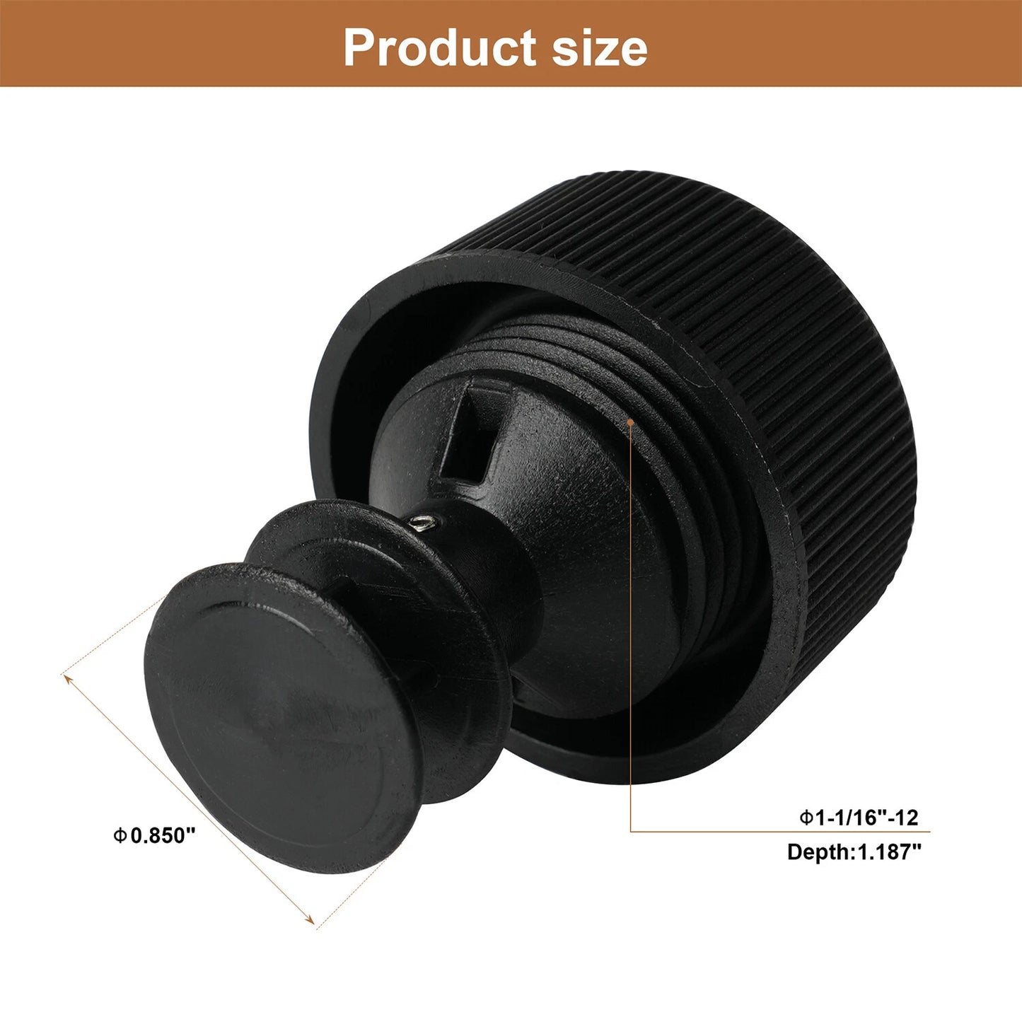 For Freightliner Kenworth Peterbilt Power Steering Reservoir Cap CQ347367