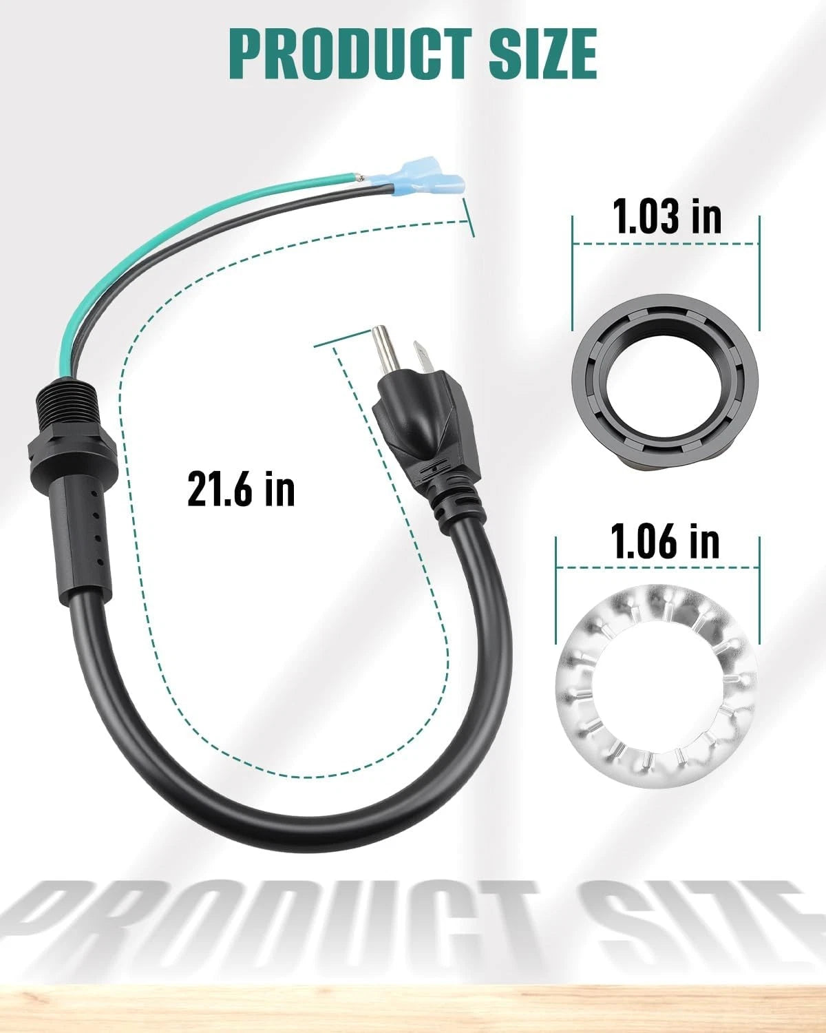 100641 Power Cord Assembly Fit for Pro Team Supercoach, CoachVac, Black