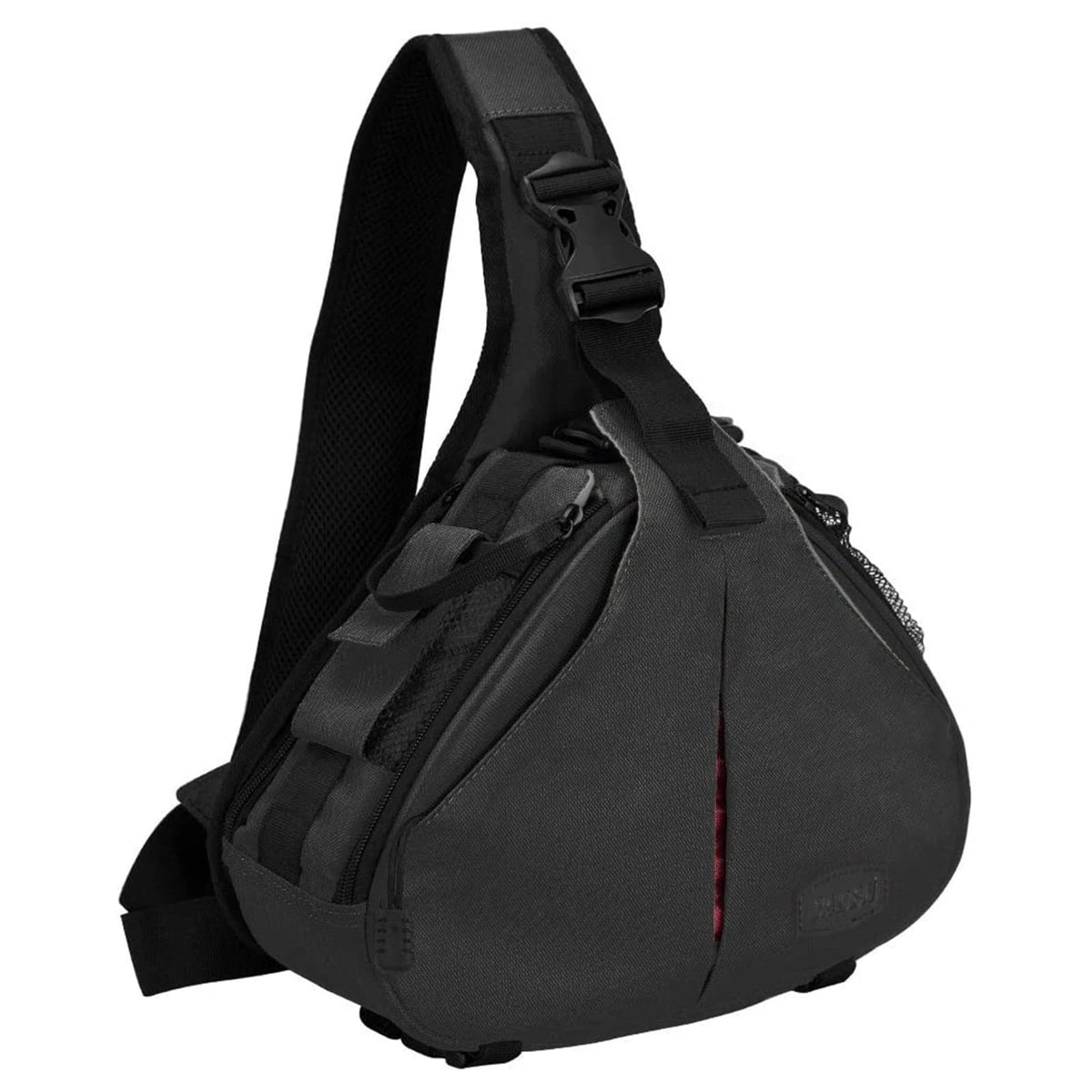 CADeN Camera Bag Sling Backpack Case Waterproof with Rain Small, Black
