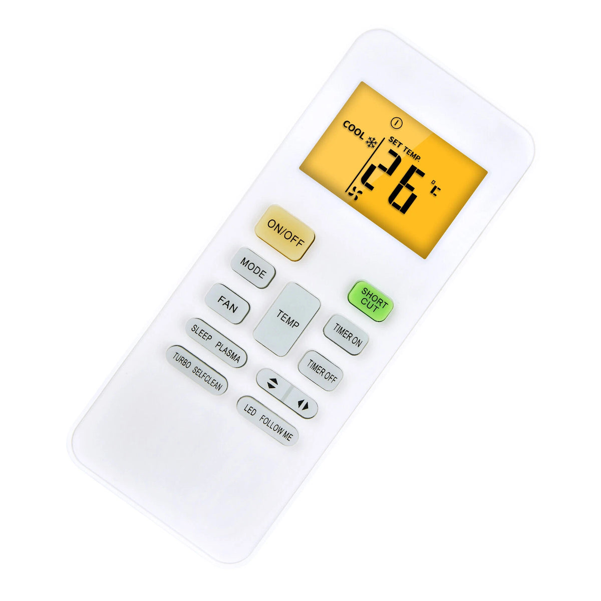 Replacement Remote Control For Midea Air Conditioner RG52A8/BGEF RG52B/BGE