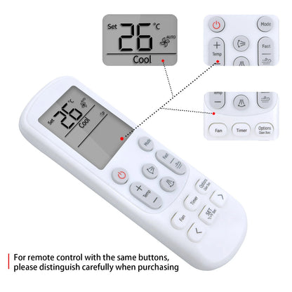 DB96-25318G DB96-25318F Remote Control For Samsung Air Conditioner