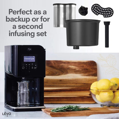 LĒVO II Spare Parts Kit - Includes Power Pod Herb Basket, Silicone Pod...