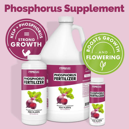 TPS NUTRIENTS Phosphorus Fertilizer for Plants, Boosts 8 oz (1/2 Pint)
