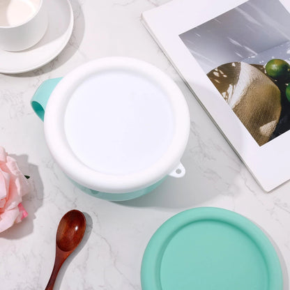 2pcs Silicone Lid for Dash My Mug as shown in the picture, Light Green, White