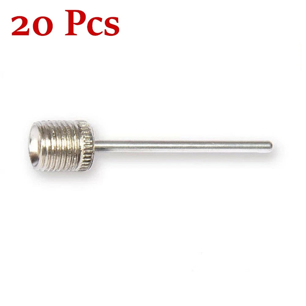 20Pack Inflating Football Basketball Soccer Ball Air Pump Needle Pin Nozzle H