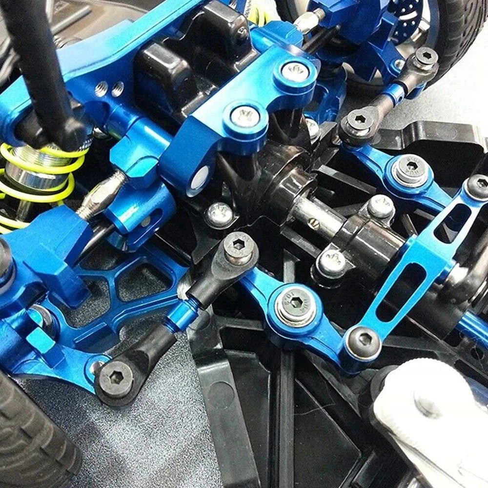3Pcs Aluminum Steering Rod Link Rod Tie Rod For Tamiya TT-02 TT02 1/10 RC Car