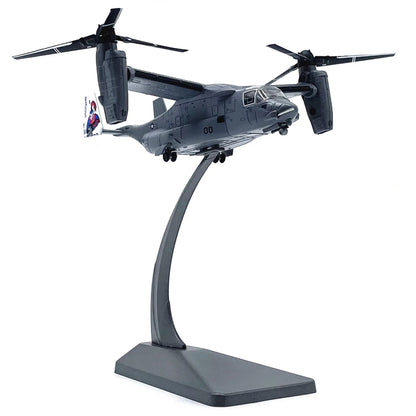 1:144 V22 Osprey Transport Helicopter Alloy Military Aircraft Model Plane Craft