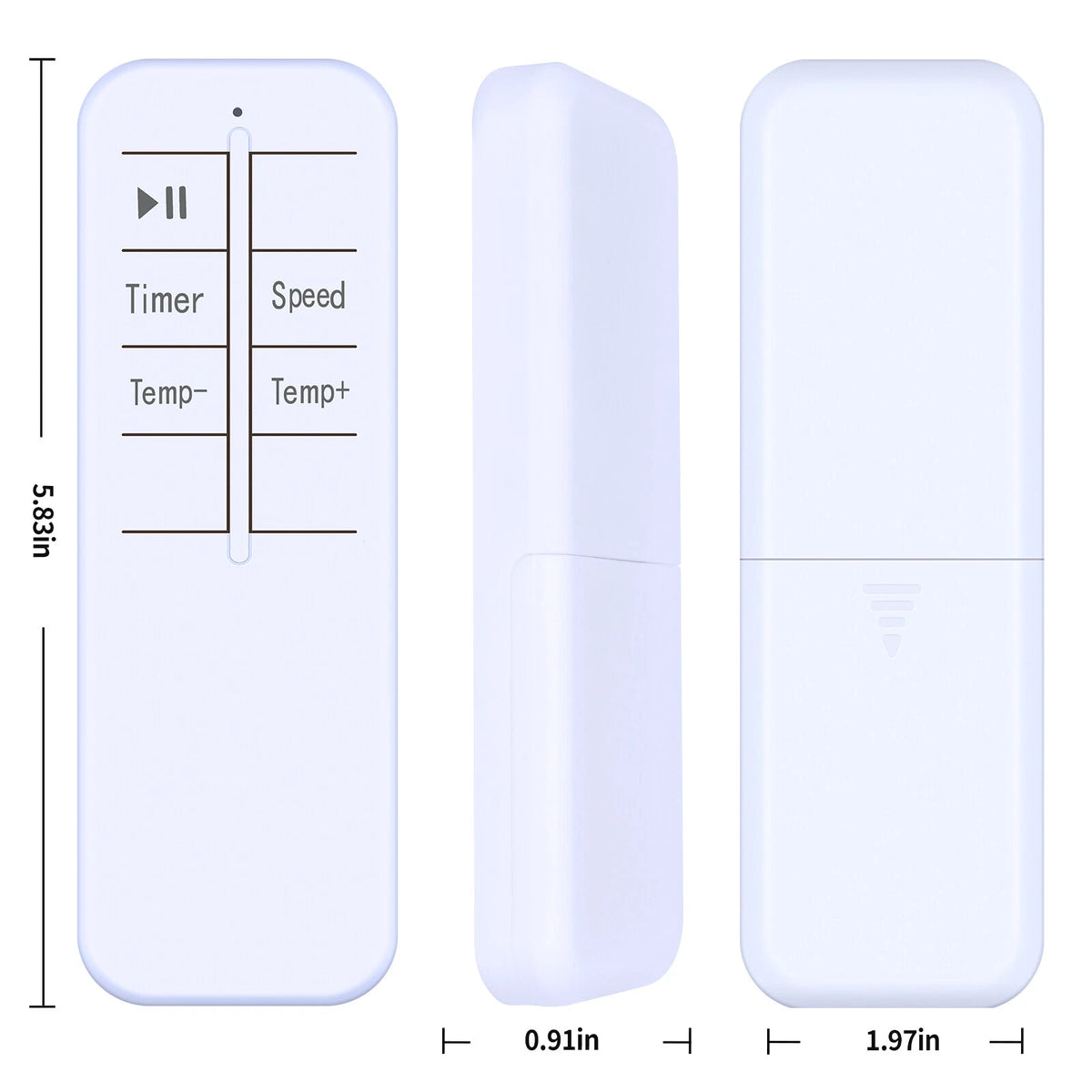 Replacement Remote Control For TONSAN Wall Outlet Electric Space Heater