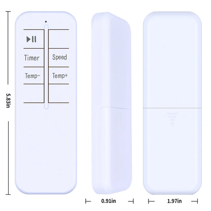 Replacement Remote Control For TONSAN Wall Outlet Electric Space Heater