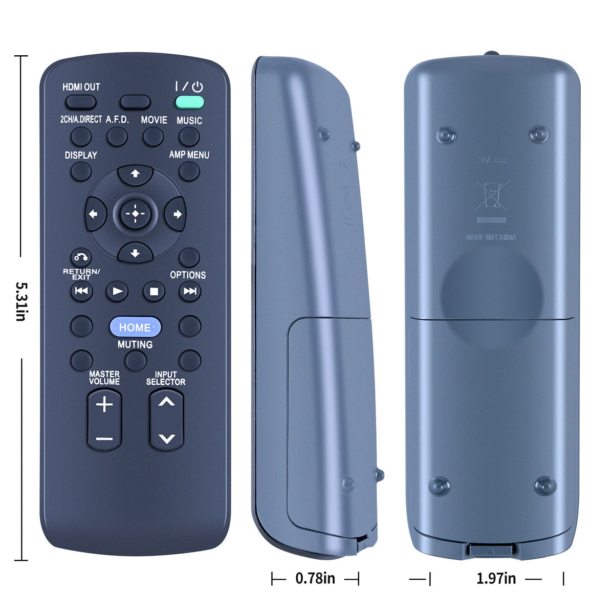 RM-AAU124 Remote Control For Sony AV System TA-DA5800ES TA-DA5700ES