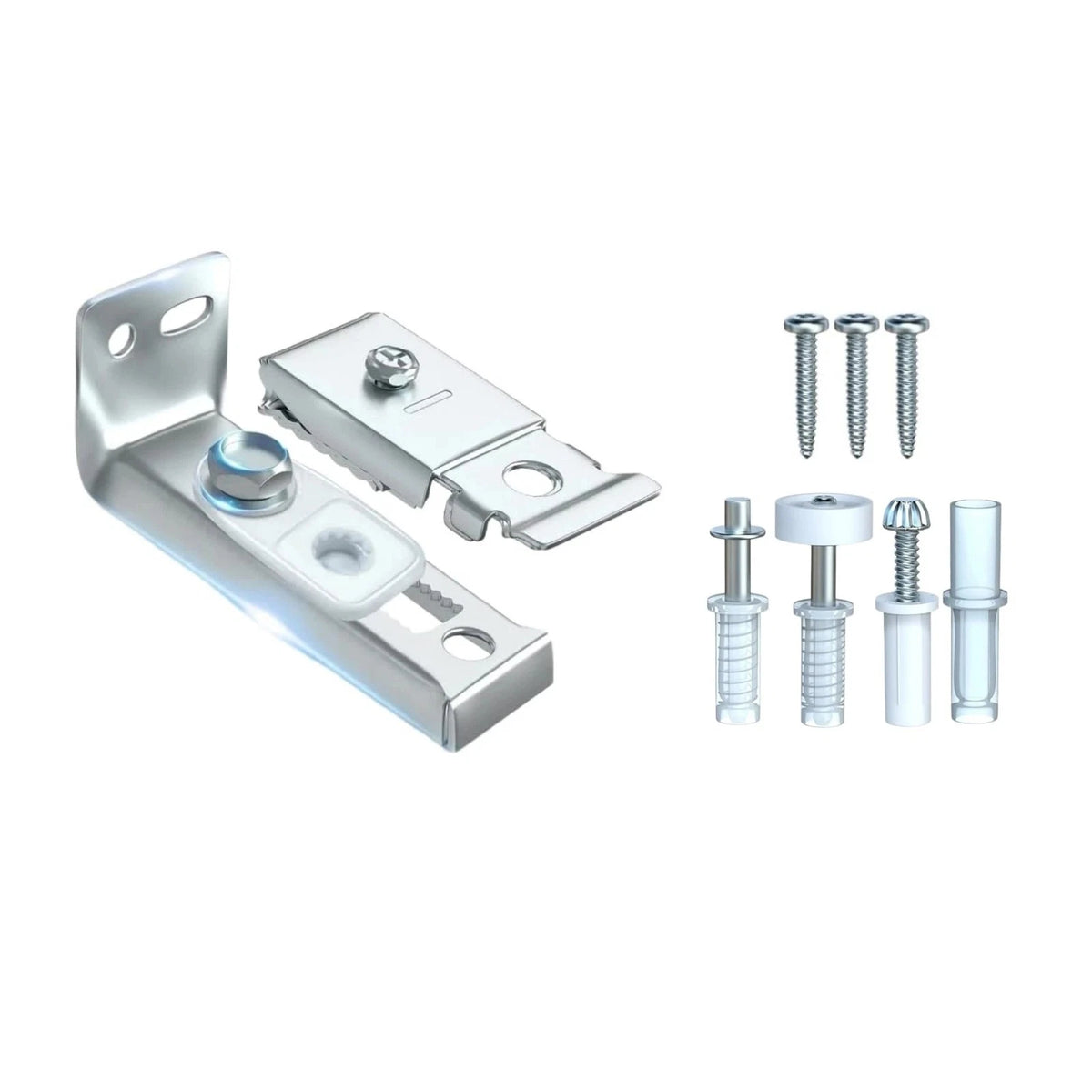 Complete Bifold Door Hardware Replacement Kit for 1-1 3/8 Inch Thick Doors
