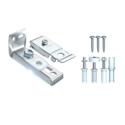 Complete Bifold Door Hardware Replacement Kit for 1-1 3/8 Inch Thick Doors