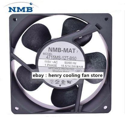NMB 4715MS-12T-B50 Axial Fan AC 115V 14.5W 120*120*38mm Power supply Cooling Fan